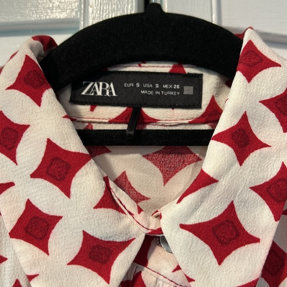 Zara Flowy Printed Shirt | Multi coloured - Picture 3 of 10